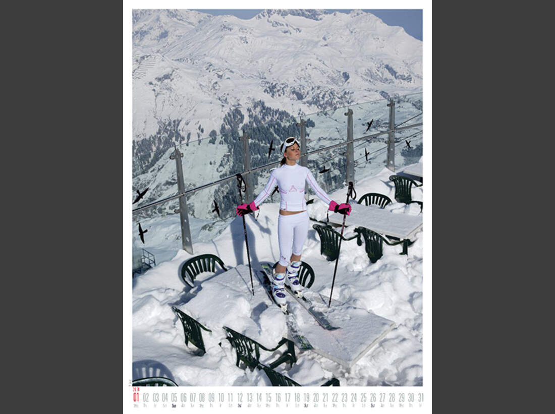 Skilehrerinnen Kalender 2016: Alle Girls - outdoor-magazin.com