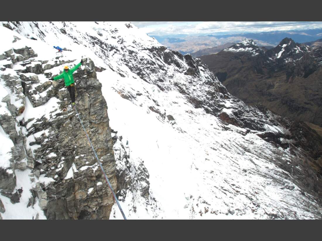 Slackline-Höhenweltrekord in Peru 14