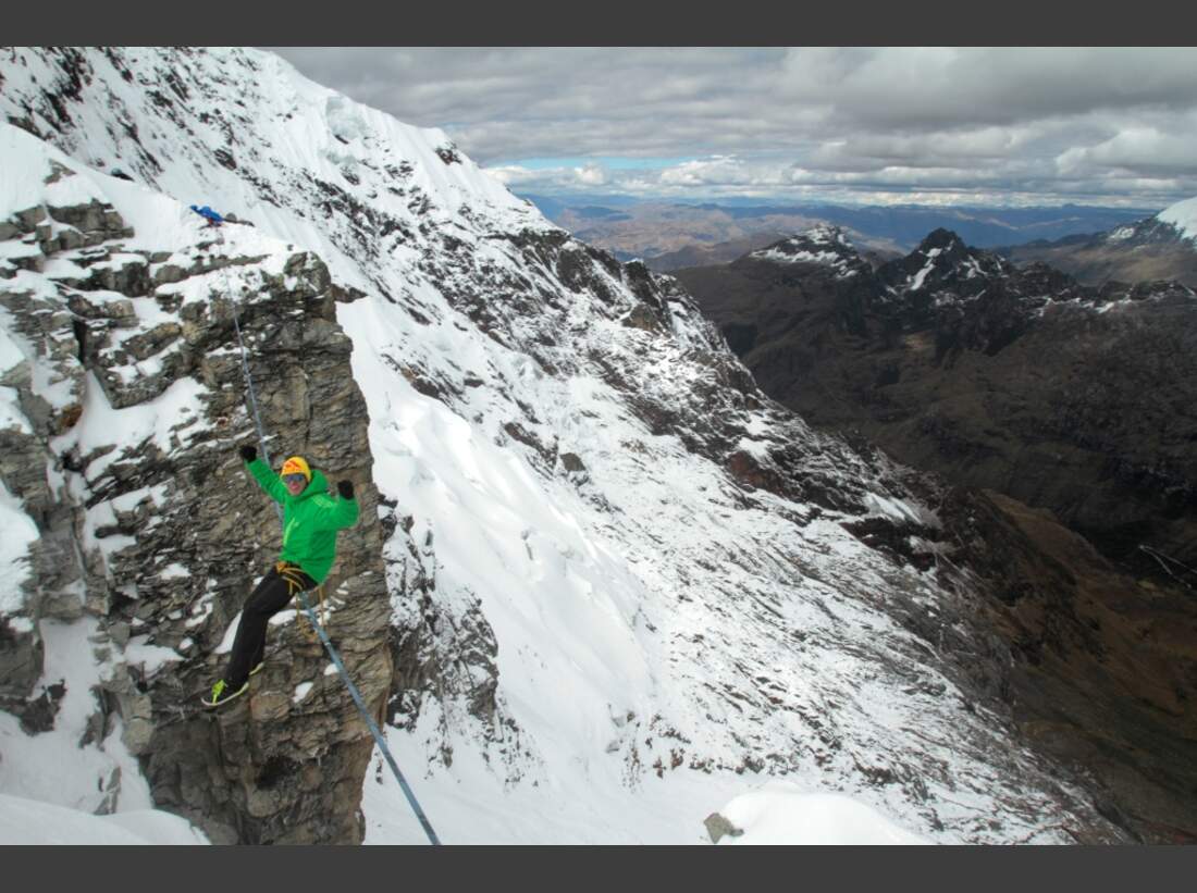 Slackline-Höhenweltrekord in Peru 15