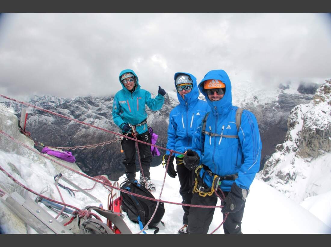 Slackline-Höhenweltrekord in Peru 7